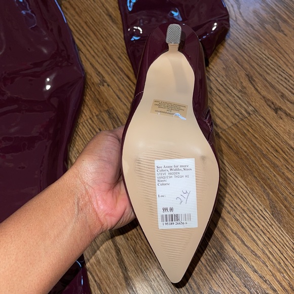 Steve Madden Vanquish Over The Knee Thigh High Boots - Picture 6 of 8